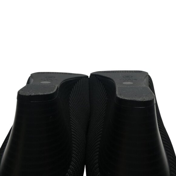 Vivaia Margot Wedge Pro Black Square Toe Wedge Heel Shoes Womens 41.5 US 10 - Picture 11 of 14